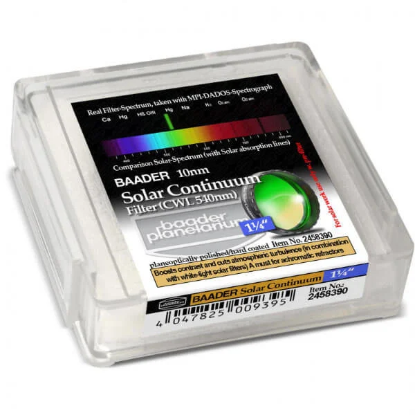 Фильтр Baader Planetarium Solar Continuum, 1,25" Фильтр Baader Planetarium Solar Continuum, 1,25"